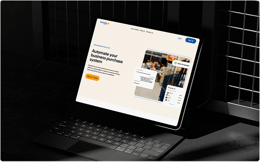 Thrindle Business landing page
