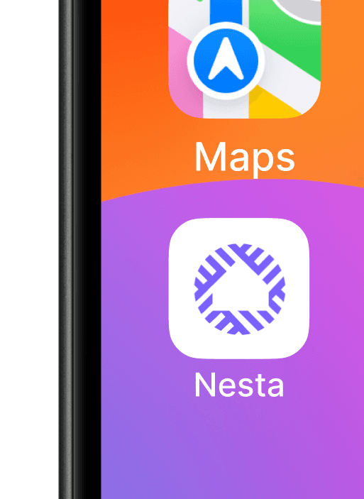 Nesta app icon on an ios app drawer