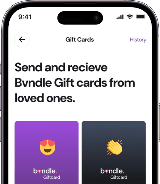 Bvndle Giftcard Mockup